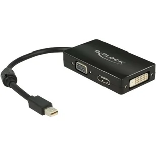 Delock Adapter Mini Displayport HDMI VGA DVI - Kable komputerowe i do monitorów - miniaturka - grafika 1