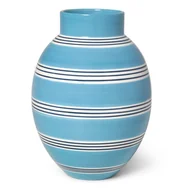 Wazony i flakony - Niebieski ceramiczny wazon Kähler Design Nuovo, wys. 30 cm - miniaturka - grafika 1