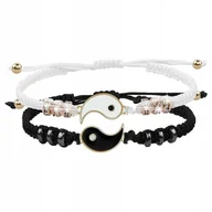Biżuteria dla dzieci - Zestaw dwóch BRANSOLETEK dla przyjaciół nowa YIN & YANG - miniaturka - grafika 1