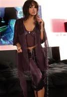 Piżamy damskie - Jasmine LC 15025 komplet (kolor fioletowy, rozmiar S) - miniaturka - grafika 1