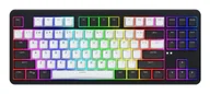 Klawiatury - HATOR Rockfall 3 TKL Wireless klawiatura Gaming USB + RF Wireless + Bluetooth QWERTY Ukraiński Czarny HTK850 - miniaturka - grafika 1