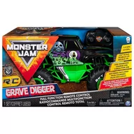 Zabawki zdalnie sterowane - Spin Master Monster Jam RC 1:15 Grave Digger 20103722 - miniaturka - grafika 1