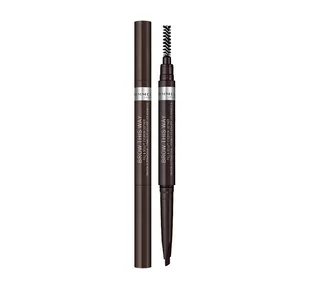 Rimmel BROW THIS WAY - Automatyczna kredka do brwi ze szczoteczką - 003 - DARK BROWN RIMBWKBSZ-ZESZ-02 - Cienie do powiek - miniaturka - grafika 1