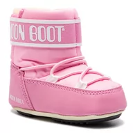 Śniegowce damskie - Moon Boot Śniegowce Crib 2 34010200004 Light Pink - miniaturka - grafika 1