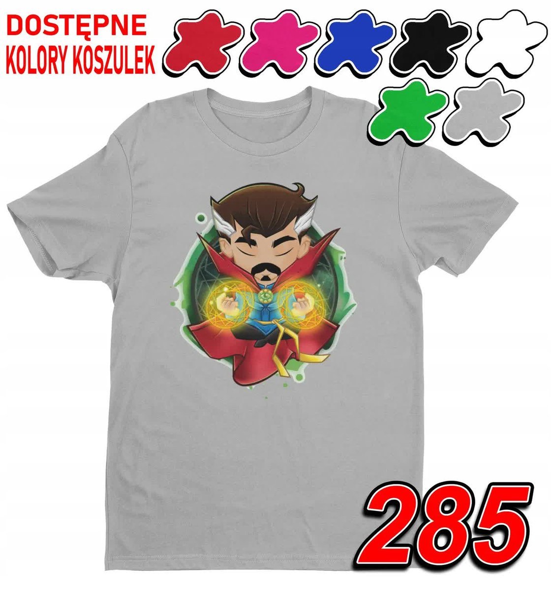 Dziecięca Koszulka T-Shirt Z Nadrukiem Avengers Doktor Strange -M 134-140