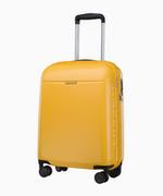 Walizki - PUCCINI Kabinowa żółta walizka z policarbonu - miniaturka - grafika 1