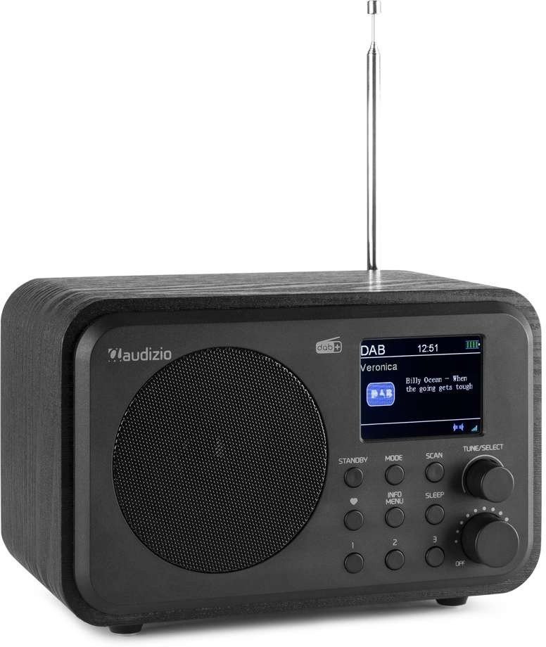 Audizio Radio Milan DAB radio z akumulatorem czarne one size