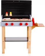 Zabawki AGD - Zestaw drewniany grill Bbq Grill - (W10D123) - miniaturka - grafika 1