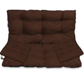 Poduszki ogrodowe - Poduszka Na Ławkę Huśtawkę 120X60X50 +2X45/45 Brąz - miniaturka - grafika 1