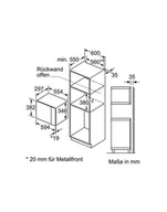 Kuchenki mikrofalowe do zabudowy - Siemens BF525LMW0 - miniaturka - grafika 1
