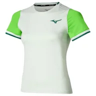 Koszulki sportowe damskie - Koszulka damska Mizuno Stargazer Short Sleeve Tee Phantom Green L - miniaturka - grafika 1