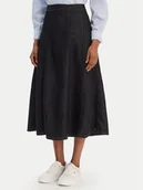 Spódnice - Tommy Hilfiger Spódnica jeansowa WW0WW47730 Granatowy Regular Fit - miniaturka - grafika 1