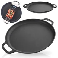 Patelnie - Patelnia żeliwna na grilla do piekarnika LITINA 35x42,5 cm - miniaturka - grafika 1