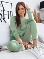 Dresy damskie - Komplet damski dresowy MILIAN miętowy Dstreet AY0821-L - miniaturka - grafika 1