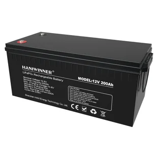 HANIWINNER HD009-12 12.8V 200Ah LiFePO4 Lithium Battery Pack Backup Power, 2560Wh Energy, 2000 Cycles, Built-in BMS - Baterie do zasilaczy awaryjnych UPS - miniaturka - grafika 5