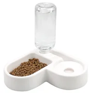 Miski dla kotów - MISKA z AUTOMATYCZNYM Dozownikiem WODY Psa Kota 2x - miniaturka - grafika 1