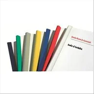 Portfele - Fellowes D103NE Dorsini portfel, średnica 3 mm, opakowanie 50 sztuk, czarny - miniaturka - grafika 1