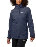 Kurtki damskie - Jack Wolfskin Kurtka damska Rotwand 3 w 1 Jkt W - miniaturka - grafika 1