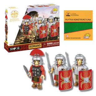 KLOCKI COBI 20067 Figurki Rzymianie HC IMPERIUM ROMANUM 38El. + PŁYTKA - Klocki - miniaturka - grafika 1