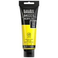 Farby i media malarskie - Liquitex Basics Farba Akrylowa 118 Ml, Kolor Fluorescent Yellow - miniaturka - grafika 1