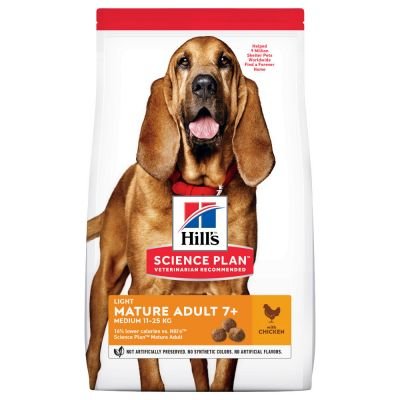 Hills Science Plan Mature Adult 7+ Medium Light Chicken 14 kg