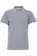Koszulki męskie - Blend BHBHNATE koszulka polo, męska koszulka polo, 100% bawełna, Denim Blue (74646), L - miniaturka - grafika 1