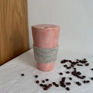 Kubki - Ceramiczny kubek do kawy na wynos 400ml - miniaturka - grafika 1