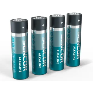 Bateria alkaliczna, AA (LR6), AA, 1.5V, Sencor, blistr, 4-pack - Baterie i akcesoria - miniaturka - grafika 5