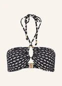 Stroje kąpielowe - Seafolly Góra Od Bikini Bandeau Mala schwarz - miniaturka - grafika 1