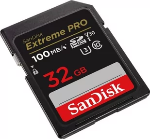 Karta pamięci SANDISK EXTREME PRO SDHC 32GB 100/90 MB/s UHS-I U3 (SDSDXXO-032G-GN4IN) - Karty pamięci - miniaturka - grafika 1