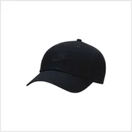 Czapki damskie - Czapka z daszkiem NIKE U NK CLUB CAP U CB FUT WSH L FB5368-010 – Czarny - miniaturka - grafika 1