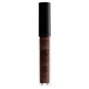 NYX Professional Makeup NYX Professional Makeup Can't Stop Won't Stop Contour Concealer korektor do konturowania twarzy w płynie, wodoodporny, kryje niedoskonałości, 24 Deep Espresso, 3,5 ml - Korektory pod oczy - miniaturka - grafika 2