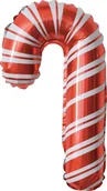 Balony i akcesoria - BALON ŚWIĄTECZNY LIZAK LASKA CUKROWA 22X42CM - miniaturka - grafika 1