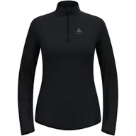 Bluzy damskie - Bluza techniczna damska ODLO Zeroweight Warm Mid Layer 1/2 Zip - miniaturka - grafika 1