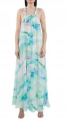 Sukienki - PATRIZIA PEPE SUKNIA MAXI WIĄZANY DEKOLT PRINT AKWARELOWY 40 I1A - Patrizia Pepe - miniaturka - grafika 1
