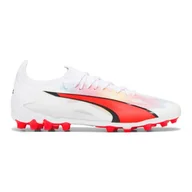 Piłka nożna - Buty Puma Ultra Ultimate Mg M 107506 01 białe - miniaturka - grafika 1