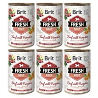 Mokra karma dla psów - Brit Fresh Wołowina z dynią 6 x 400 g - miniaturka - grafika 1