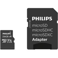 Karty pamięci - Karta pamięci PHILIPS Class SDXC 256GB + Adapter | Bezpłatny transport - miniaturka - grafika 1