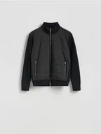 Kurtki męskie - Reserved - Lekka pikowana kurtka - czarny - miniaturka - grafika 1