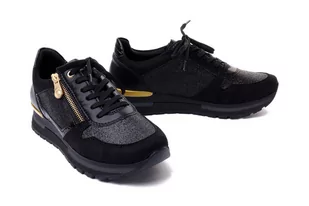 RIEKER SNEAKER N7809-01 black, półbuty damskie - Rieker - Półbuty damskie - miniaturka - grafika 1