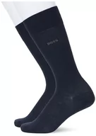 Skarpetki męskie - BOSS Męskie skarpety regularne, Dark Blue401, 39-42 EU - miniaturka - grafika 1
