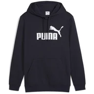 Bluzy sportowe męskie - Męska bluza Puma ESS No. 1 Logo Hoodie FL Rozmiar: M / Kolor: niebieski - miniaturka - grafika 1