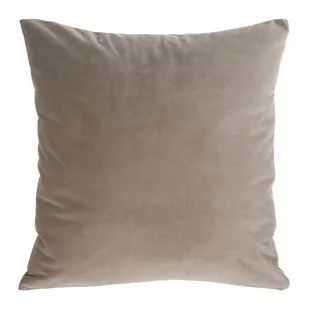 Euro Firany Poszewka Velvetowa Kristi 45 x 45 Jasnobrązowy 1220875 - Poszewki na poduszki - miniaturka - grafika 1