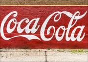 Plakaty - An old, painted Coca-Cola sign on the side of a building in the town of Grand Saline in Van Zandt County, Texas, Carol Highsmith - plakat 91,5x61 cm - miniaturka - grafika 1