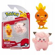 Figurki dla dzieci - Battle Figurki, Packs, Torchic & Clefairy, W12 - miniaturka - grafika 1