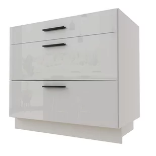 Torino Szafka Dolna D3A/90 Hettich Biały Połysk - Meble kuchenne - miniaturka - grafika 1
