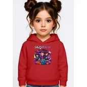 Bluzy dla dziewczynek - BLUZA DZIECIĘCA HUNTRIX HALLOWEEN 104 Z KAPTUREM BAWEŁNIANA JAKOŚĆ - miniaturka - grafika 1