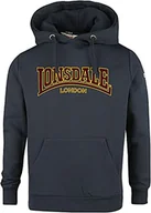 Bluzy męskie - Lonsdale Męska bluza z kapturem Classic Ll002 - miniaturka - grafika 1