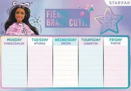 Szkolne artykuły papiernicze - Starpak, Plan lekcjii Barbie - miniaturka - grafika 1