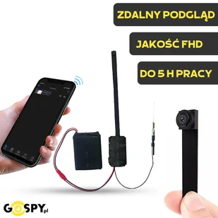 Kamera do ukrycia 235X Wi-Fi FULL HD (Podgląd Na żywo) - Minikamery i aparaty szpiegowskie - miniaturka - grafika 1
